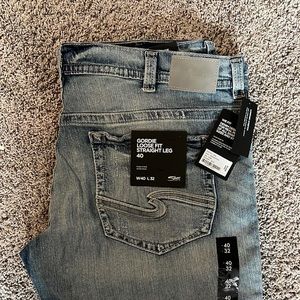 Men’s Gordie Silver jeans NWT